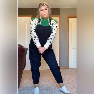 Green Leopard Sweater